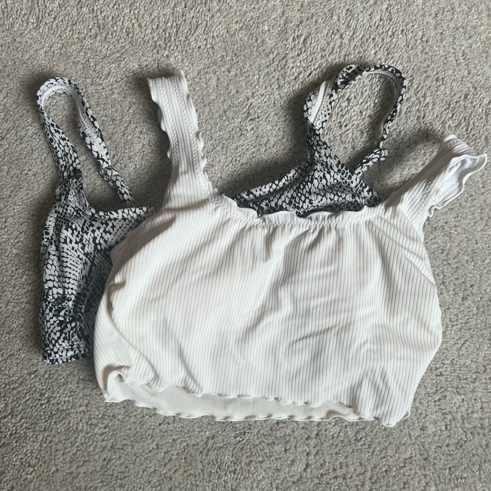 two xhilaration bathing suit tops